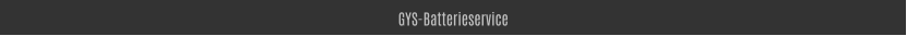 GYS-Batterieservice